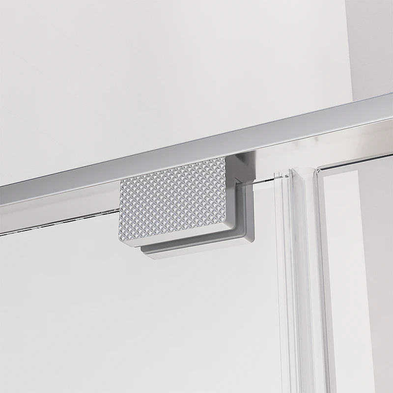 Душевая дверь Veconi Premium Alassio CH 140 AL-140-00-CH-C4 профиль цвет Хром стекло прозрачное осветленное