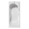 Чугунная ванна Vinsent Veron Aura 170x70 VAU1707042H/VH0015NI цвет Белый с дугообразными ручками никель
