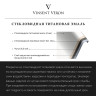 Чугунная ванна Vinsent Veron Devon 175x70 VDV1757045H/VH0012CH цвет Белый с квадратными хромированными ручками