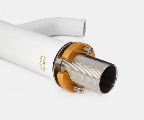 Смеситель для раковины Bronze de Luxe Scandi 1451W Белый глянцевый латунь