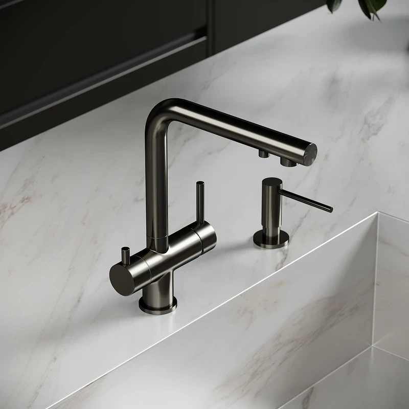 Смеситель для кухни Sancos Foster SC4014GG цвет Вороненая сталь