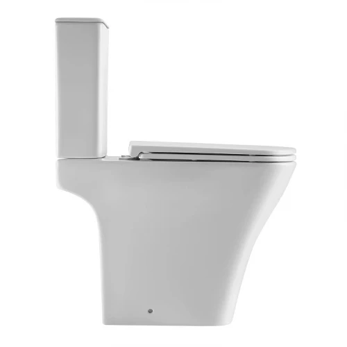 Унитаз компакт Black&amp;White W-6620 6620W с бачком и сиденьем Микролифт