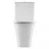Унитаз компакт Black&White W-6620 6620W с бачком и сиденьем Микролифт