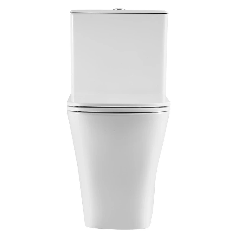 Унитаз компакт Black&White W-6620 6620W с бачком и сиденьем Микролифт
