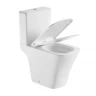 Унитаз компакт Black&White W-6620 6620W с бачком и сиденьем Микролифт