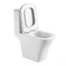 Унитаз компакт Black&White W-6620 6620W с бачком и сиденьем Микролифт