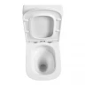 Унитаз компакт Black&White W-6620 6620W с бачком и сиденьем Микролифт
