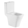 Унитаз компакт Black&White W-6620 6620W с бачком и сиденьем Микролифт