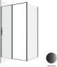 Душевой уголок Allen Brau Priority 120x90 3.31033.BBA+3.31045.BBA цвет профиля Черный браш стекло прозрачное