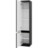 Шкаф пенал Brevita Enfida 35 L ENF-05035-020L Черный матовый МДФ / ЛДСП