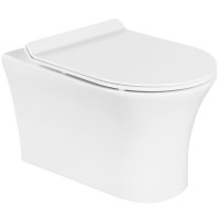 Унитаз BelBagno Ancona BB1224CHR-SM подвесной без сиденья фаянс подвесной