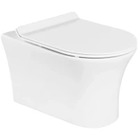 Унитаз BelBagno Ancona BB1224CHR-SM подвесной без сиденья фаянс подвесной