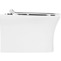Унитаз BelBagno Ancona BB1224CHR-SM подвесной без сиденья фаянс подвесной