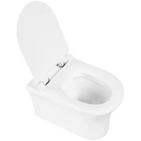 Унитаз BelBagno Ancona BB1224CHR-SM подвесной без сиденья фаянс подвесной