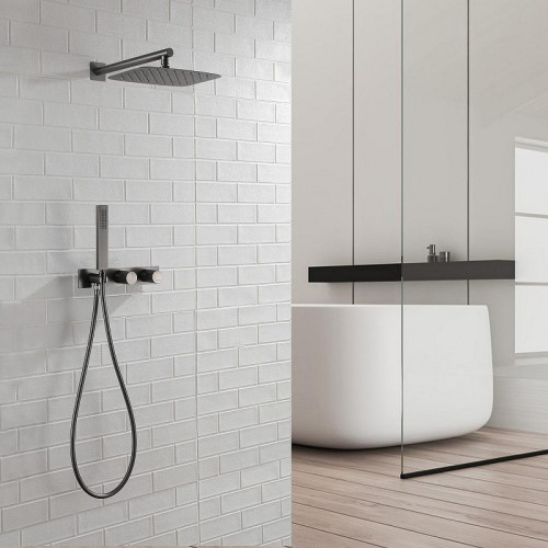 Душевая система Abber Rund AF8718NG цвет Никель