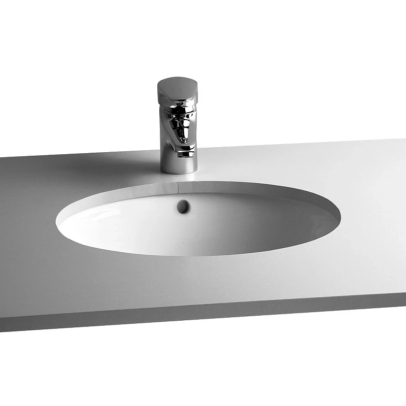 Раковина Vitra Arkitekt 47 6039B003-0012 Белая фарфор встраиваемый