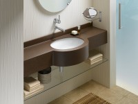 Раковина Vitra Arkitekt 47 6039B003-0012 Белая фарфор встраиваемый