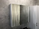 Зеркальный шкаф Comforty Сорренто 90 00-00001968 Светло серый МДФ / ЛДСП, стекло