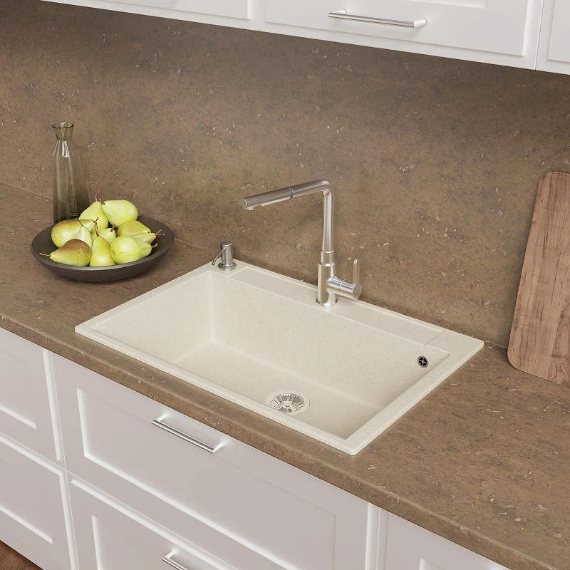 Кухонная мойка Domaci Савона 76 РА 760 цвет Кремовый