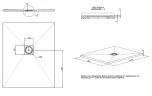 Душевой поддон из искусственного камня Allen Brau Priority 100x80 8.31003-CGM цвет Зеленый