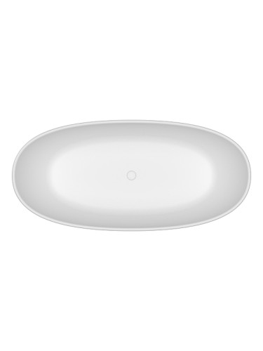 Ванна из искусственного камня BelBagno Уникальность (Unique) 180х85 BB-UNIQUE-180-85-64-SSB цвет Белый матовый