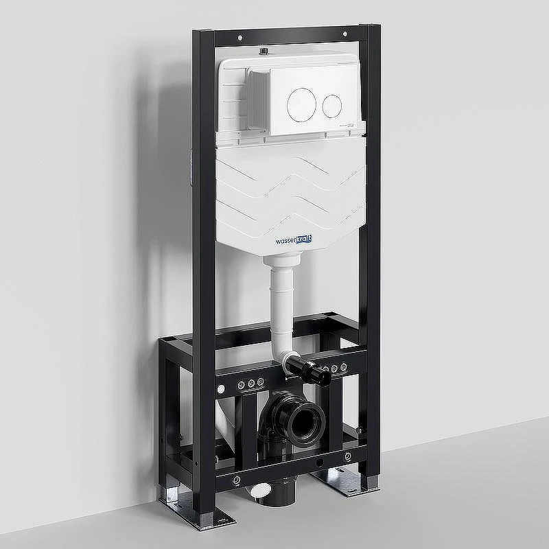 Инсталляция WasserKRAFT Dill 61TLT.010.ME.WM02 для унитаза с Белой матовой клавишей смыва