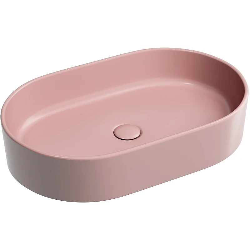 Раковина-чаша Ceramicanova Element 61 CN6048MP Розовая матовая фарфор накладная