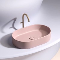 Раковина-чаша Ceramicanova Element 61 CN6048MP Розовая матовая фарфор накладная