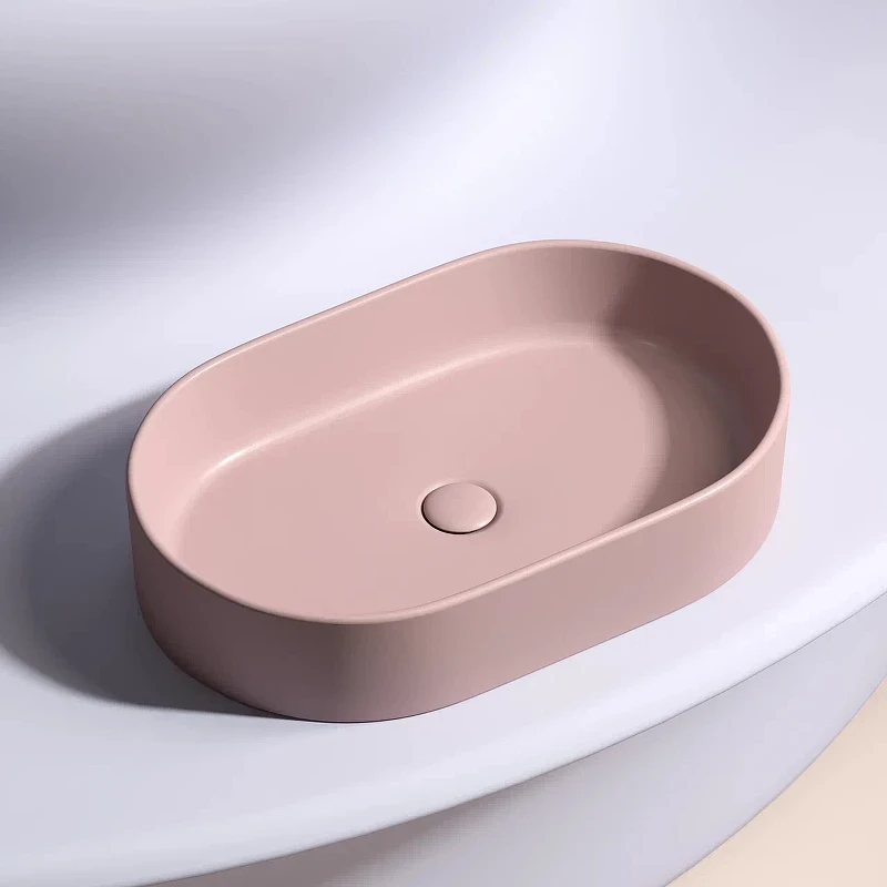 Раковина-чаша Ceramicanova Element 61 CN6048MP Розовая матовая фарфор накладная
