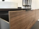 Тумба с раковиной Comforty Порто 120-1 00-00000828 подвесная Дуб темно-коричневый МДФ / ЛДСП