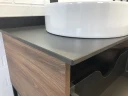 Тумба с раковиной Comforty Порто 120-1 00-00000828 подвесная Дуб темно-коричневый МДФ / ЛДСП