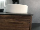 Тумба с раковиной Comforty Порто 120-1 00-00000828 подвесная Дуб темно-коричневый МДФ / ЛДСП