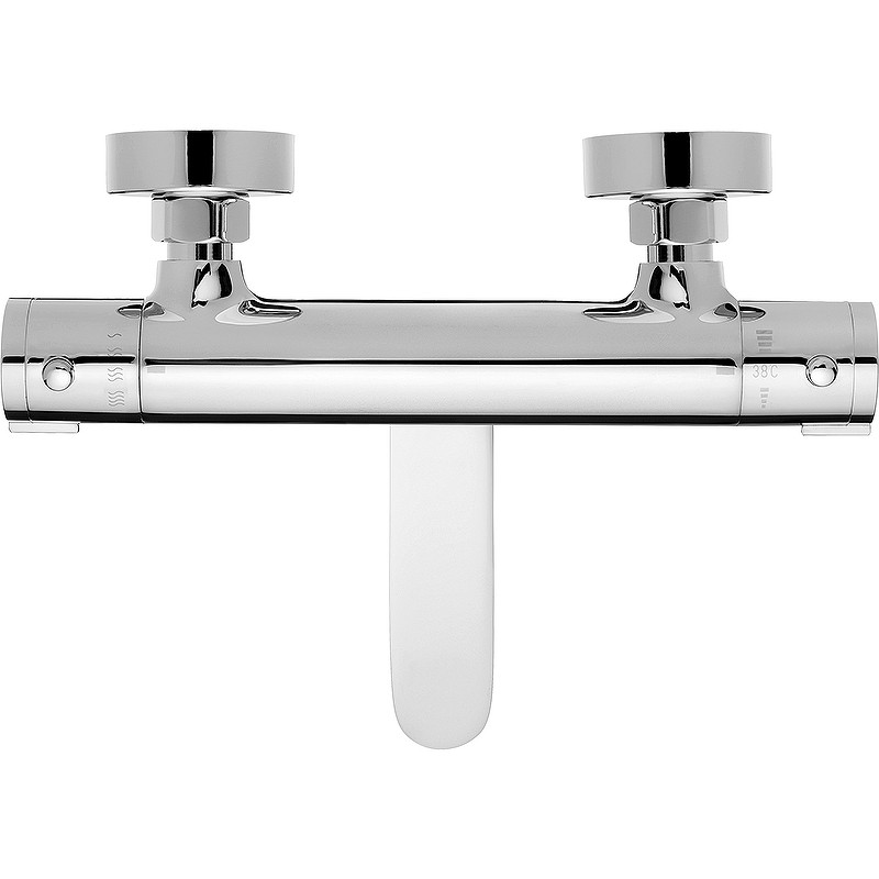 Смеситель для ванны Swedbe Mercury 9045 с термостатом Хром латунь на стену