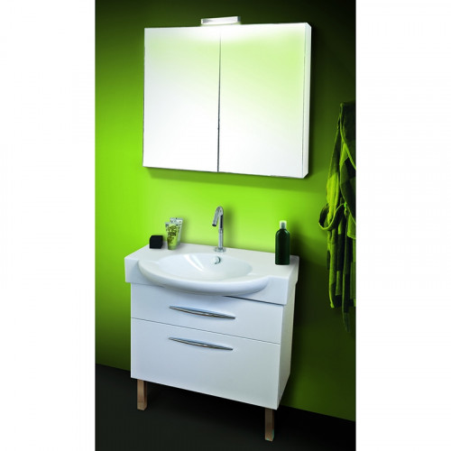 Тумба под раковину Jacob Delafon Presquile 80 EB927-J5 Белый глянец МДФ / ЛДСП