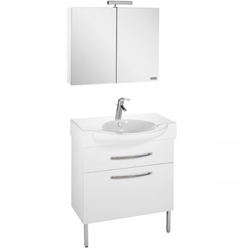 Тумба под раковину Jacob Delafon Presquile 80 EB927-J5 Белый глянец МДФ / ЛДСП