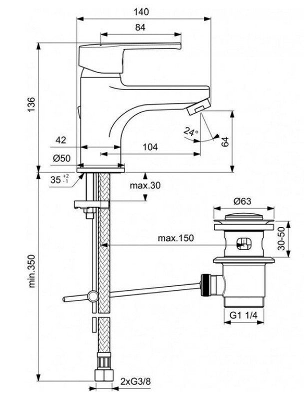 Комплект смесителей Vidima Calista B1435AA