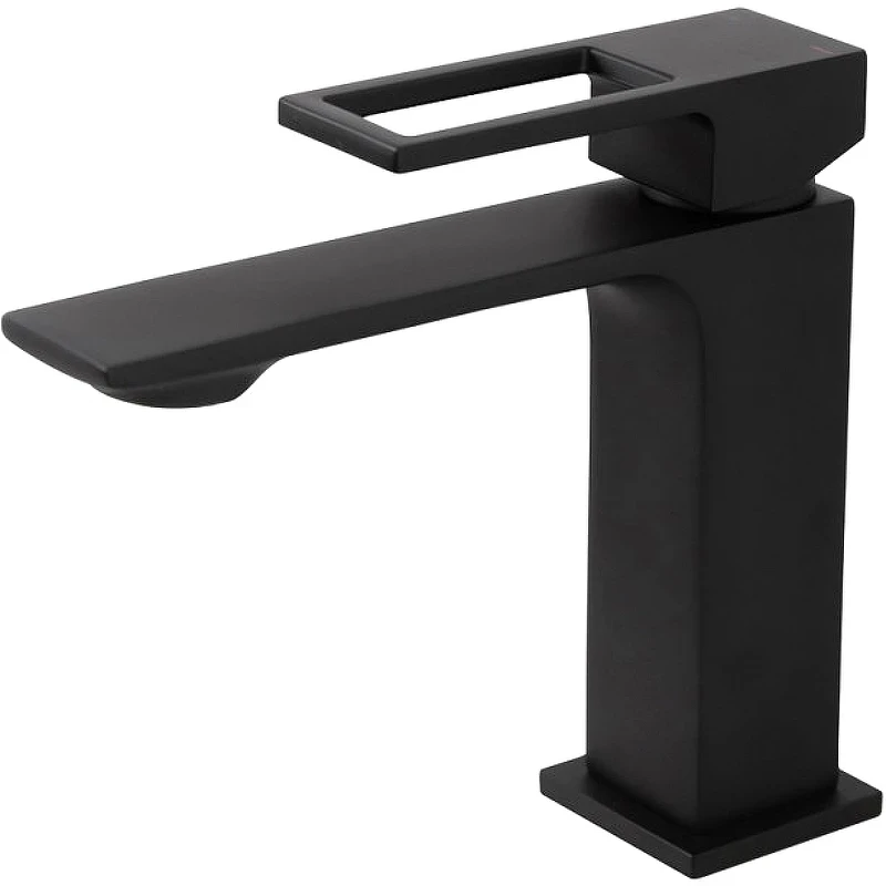Смеситель для раковины BelBagno Luce LUC-LVM-NERO Черный матовый латунь