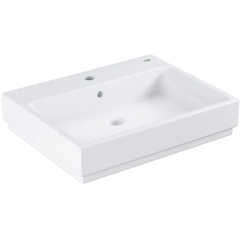 Раковина Grohe Cube Ceramic 60 3947700H Альпин-белый фаянс накладная