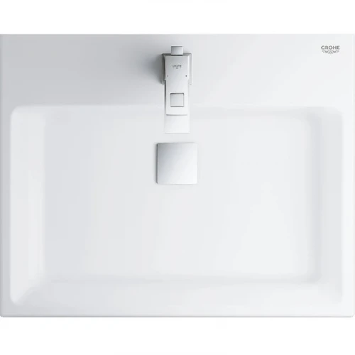 Раковина Grohe Cube Ceramic 60 3947700H Альпин-белый фаянс накладная