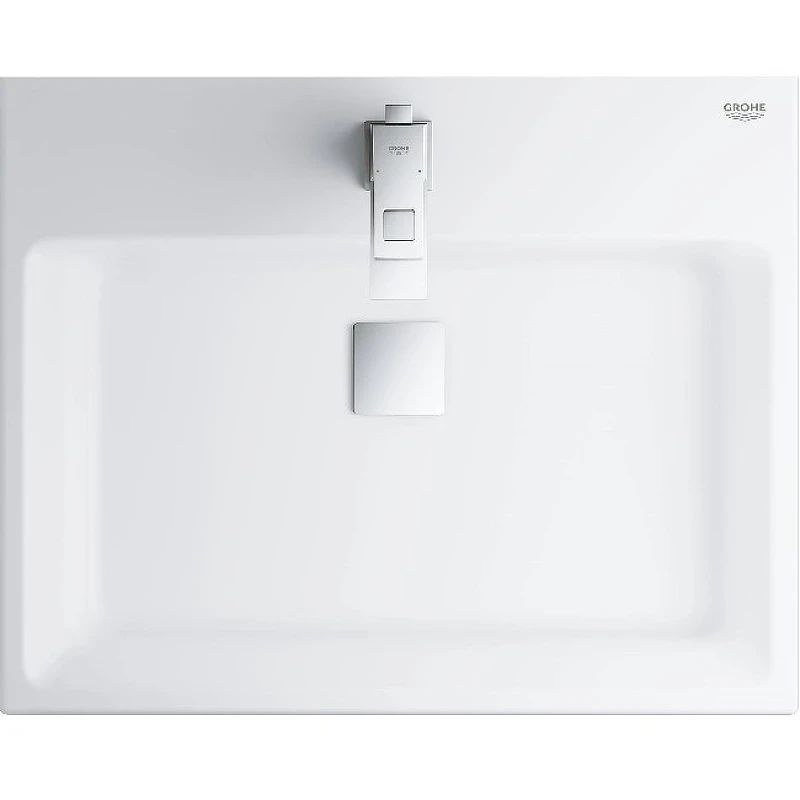 Раковина Grohe Cube Ceramic 60 3947700H Альпин-белый фаянс накладная