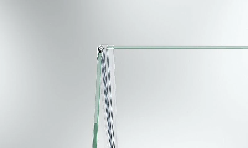 Душевой уголок BelBagno Kraft 100х100 KRAFT-A-12-100-C-Cr-L профиль Хром стекло прозрачное