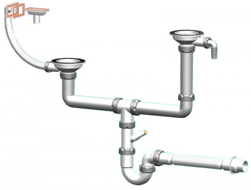 Кухонная мойка Florentina Тоскана 82 17.050.E0820.102 цвет Черный