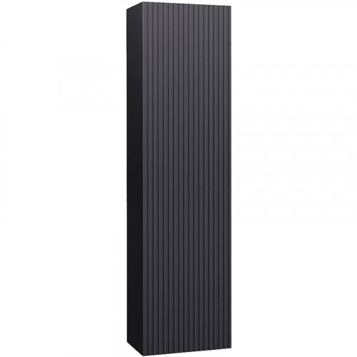 Шкаф пенал Jorno Strong 33 Str.04.130/P/A подвесной Антрацит МДФ / ЛДСП