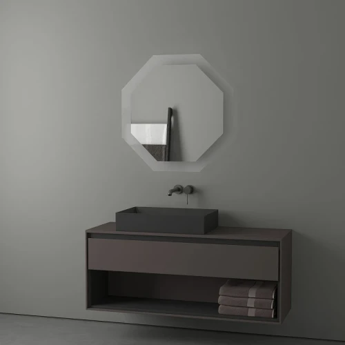 Зеркало Evoform Ledshine 80x80 BY 2505 с подсветкой 25.5 W - без выключателя - нейтральный белый свет стекло