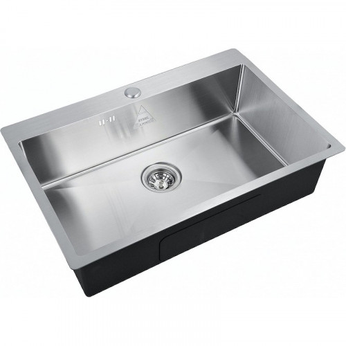 Кухонная мойка ZorG Steel Hammer 75 SH 7551 Нержавеющая сталь нержавеющая сталь встраиваемый