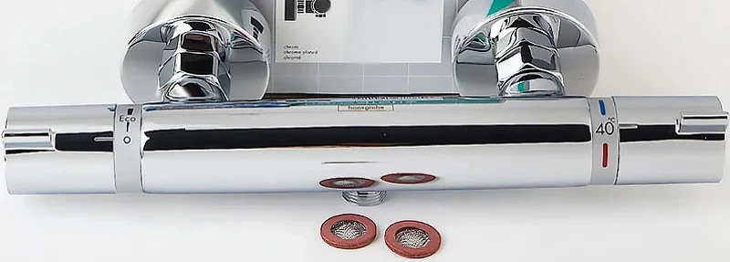 Смеситель для душа Hansgrohe Ecostat Comfort 13116000 с термостатом Хром латунь на стену
