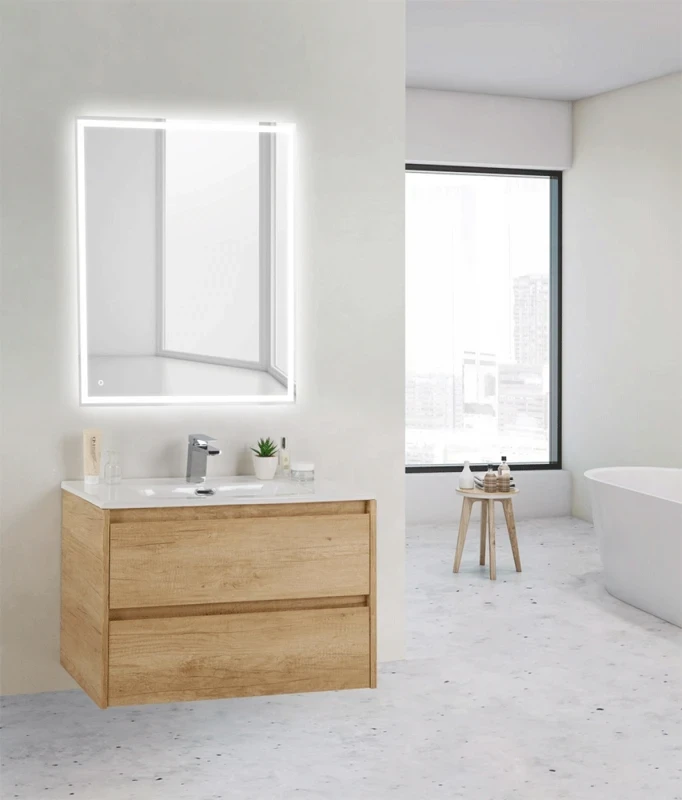 Тумба под раковину BelBagno KRAFT 39-700/390-2C-SO-RNN подвесная Rovere Nebrasca Nature МДФ / ЛДСП