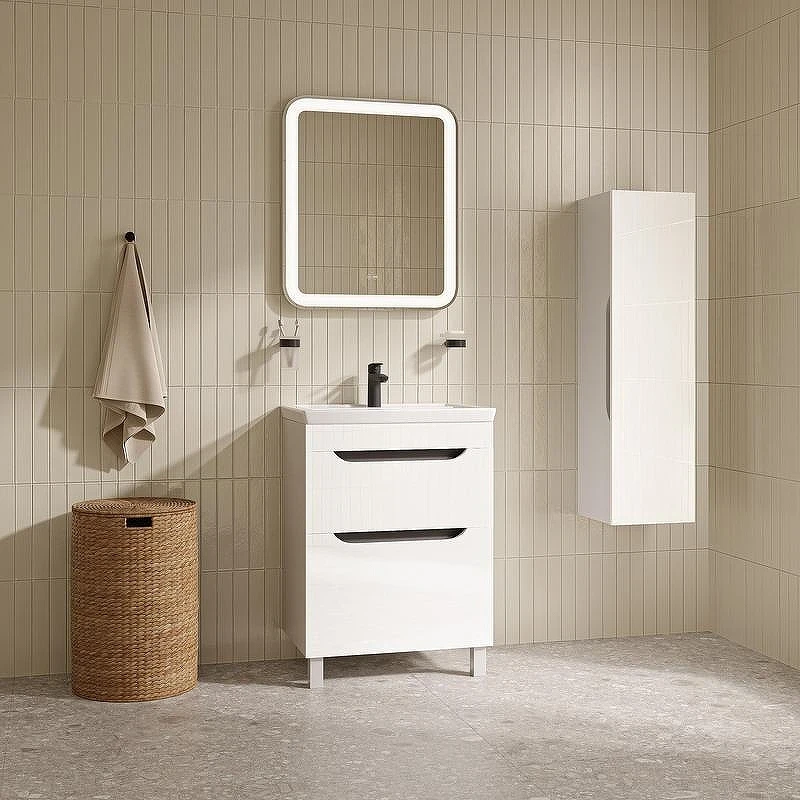 Тумба с раковиной Iddis Ray 60 RAY60WFi95K напольная цвет Белый