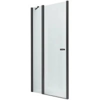 Душевая дверь New Trendy New Soleo Black 90 D-0241A профиль Черный стекло прозрачное