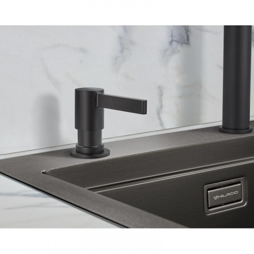 Дозатор для моющего средства Milacio Ultra MCU.933.TB цвет Total black